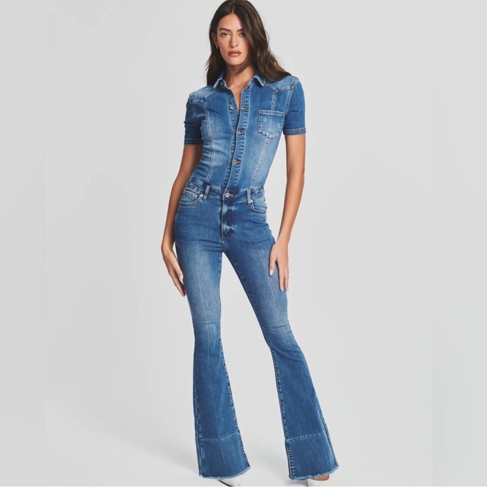 Ser.O.Ya Fallon Jumpsuit in Bayside Sz XS Revolve FWRD Seroya - Picture 9 of 10